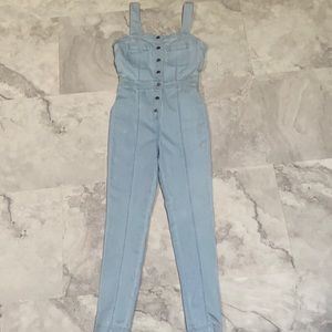 Haute Monde Denim Jumpsuit Size Medium